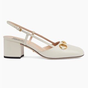 Gucci horsebit slingback pumps NWT